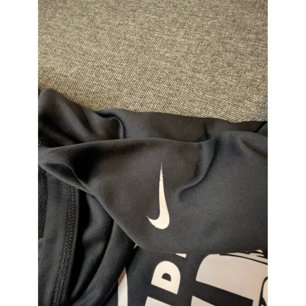 Nike NFL Las Vegas Oakland Raiders Logo Black Hoodie Pullover Mens Size XXL